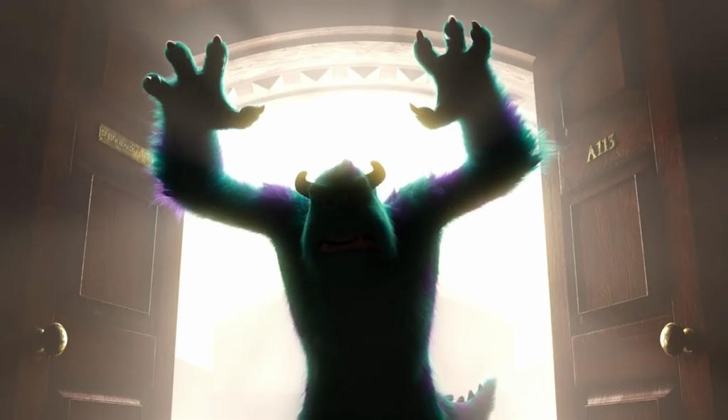 «Университет монстров» — номер аудитории.