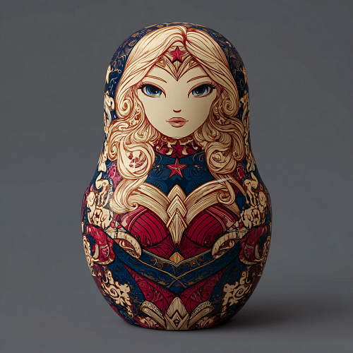 Чудо-женщина матрёшка